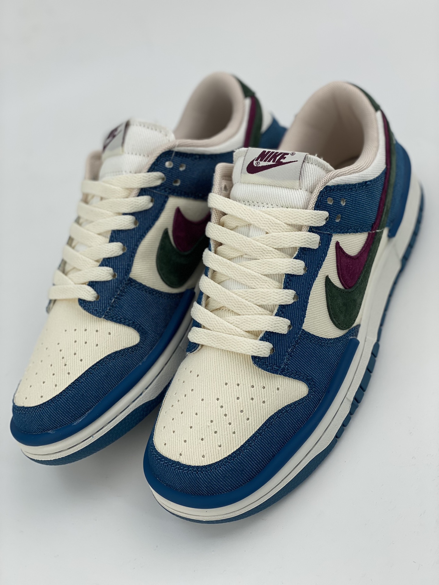 300 Nike Dunk Low 红绿 牛仔布定制双勾 DZ2794-266