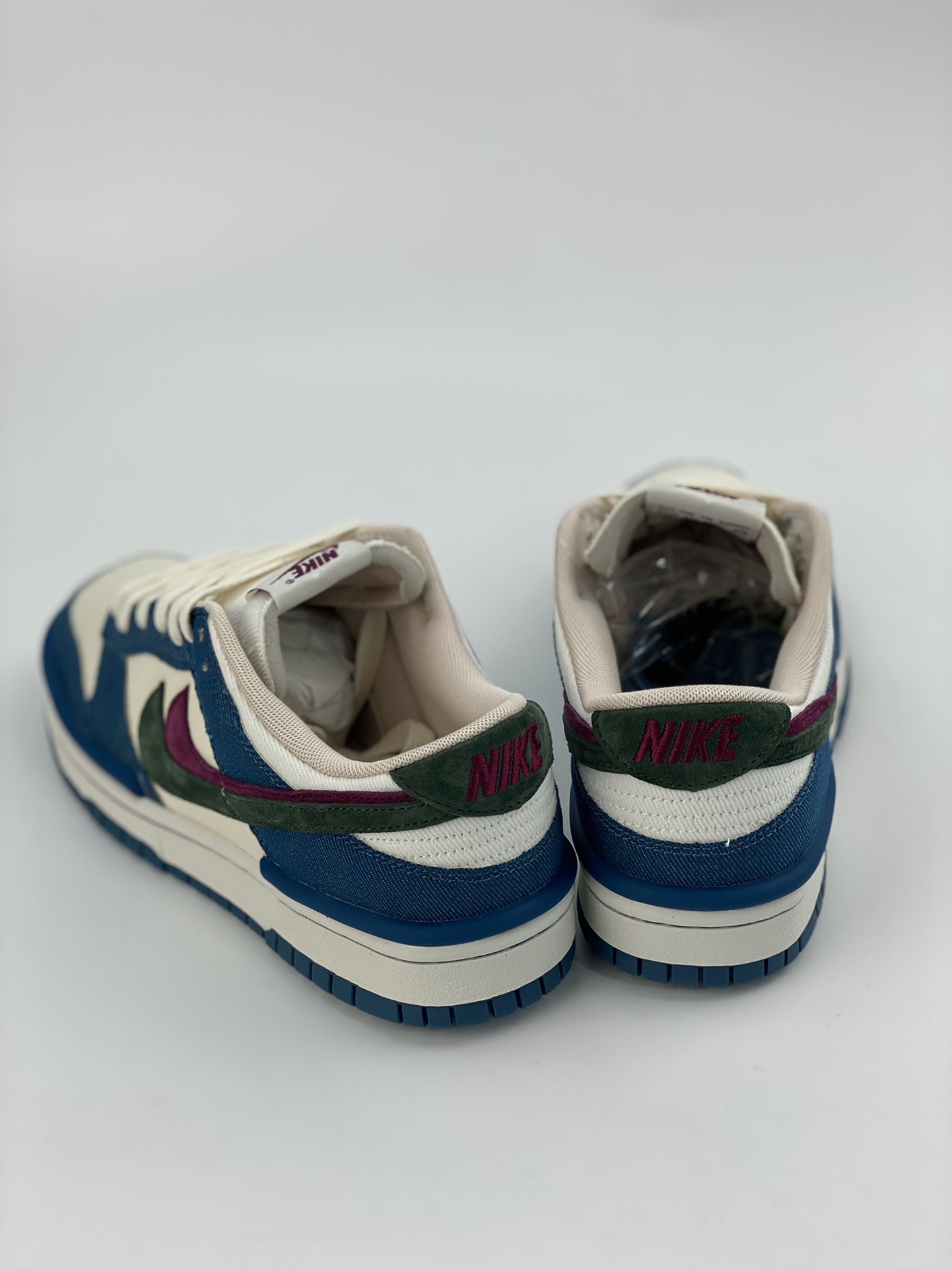 300 Nike Dunk Low 红绿 牛仔布定制双勾 DZ2794-266