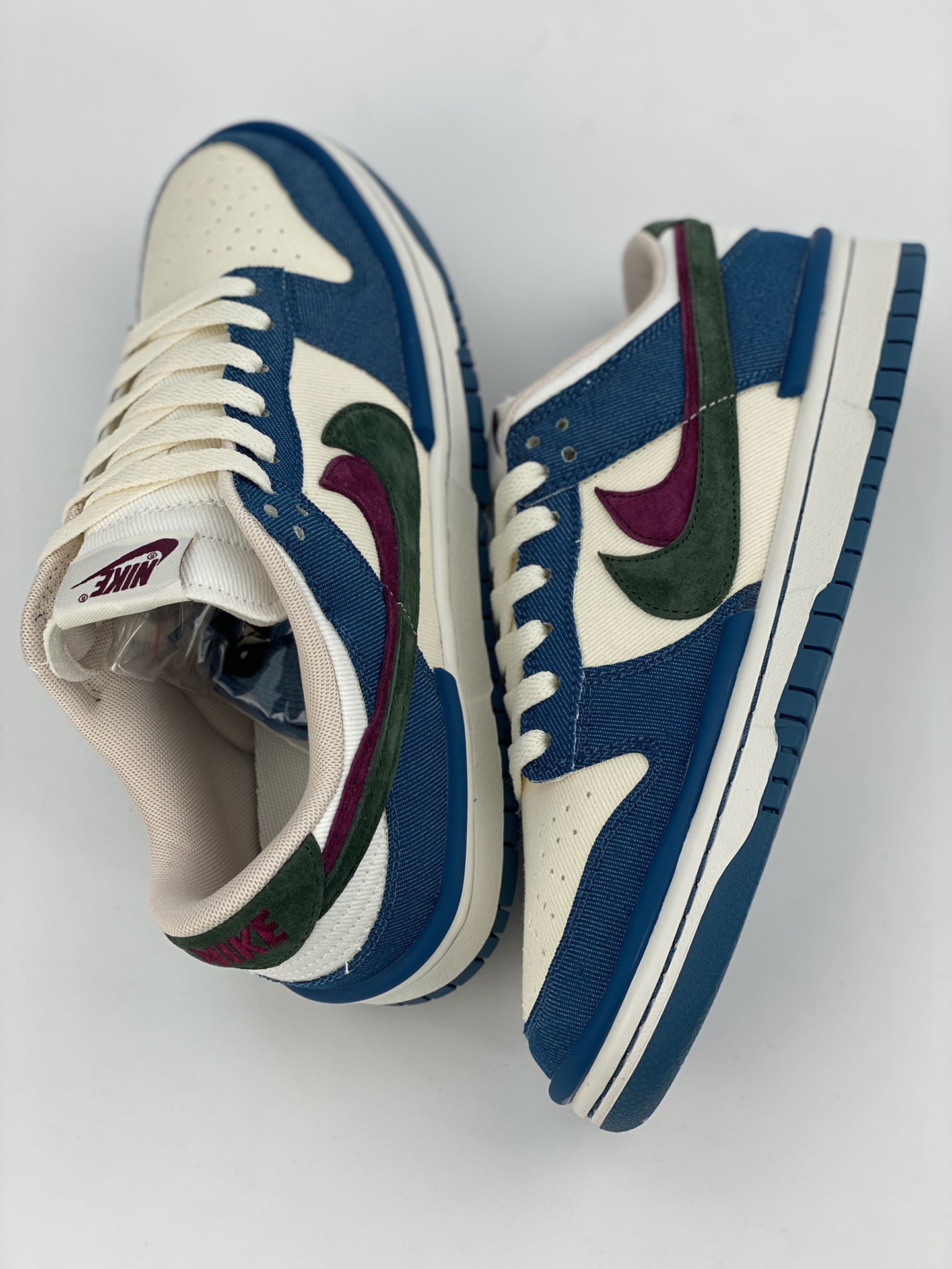 300 Nike Dunk Low 红绿 牛仔布定制双勾 DZ2794-266
