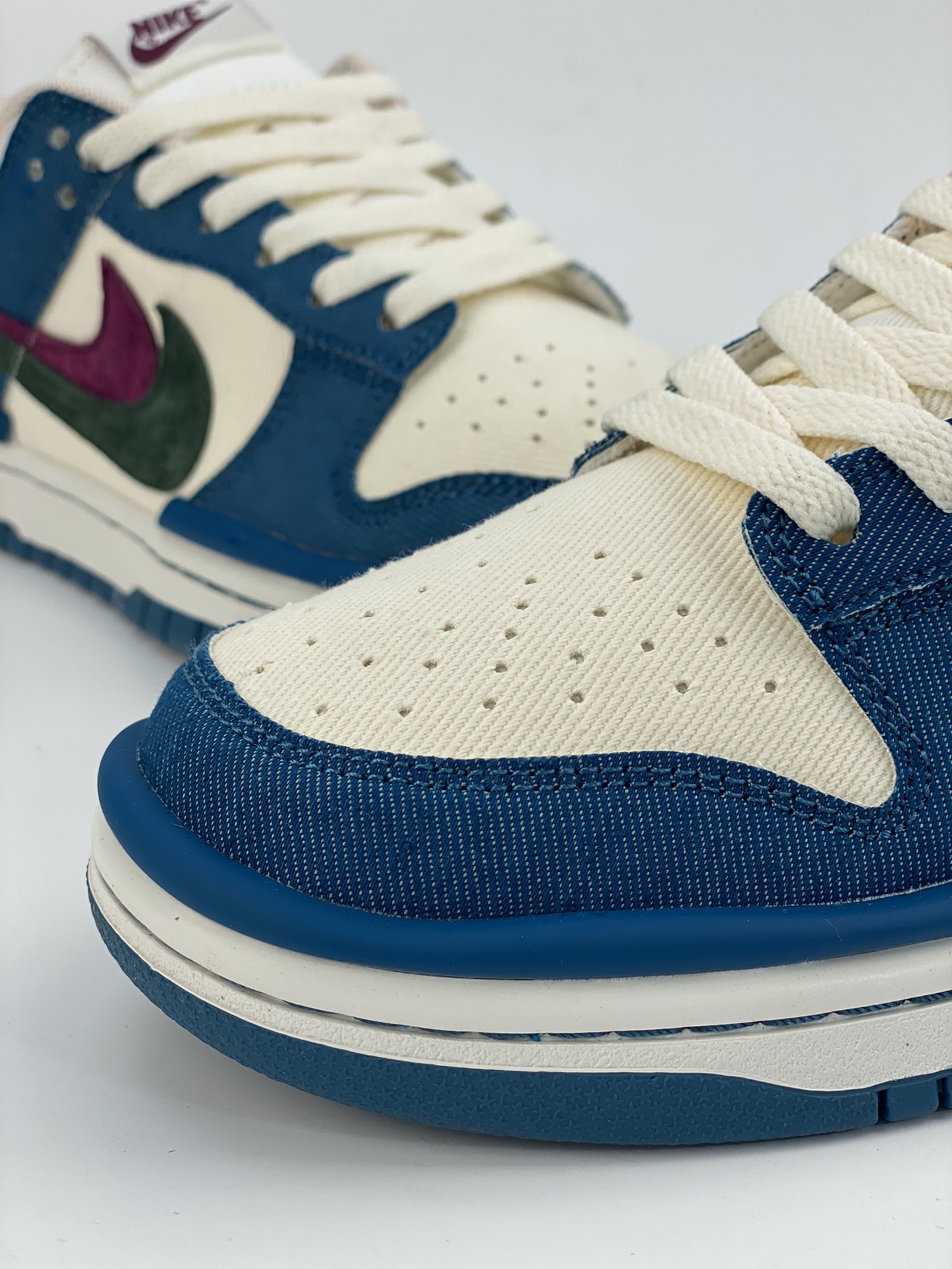 300 Nike Dunk Low 红绿 牛仔布定制双勾 DZ2794-266
