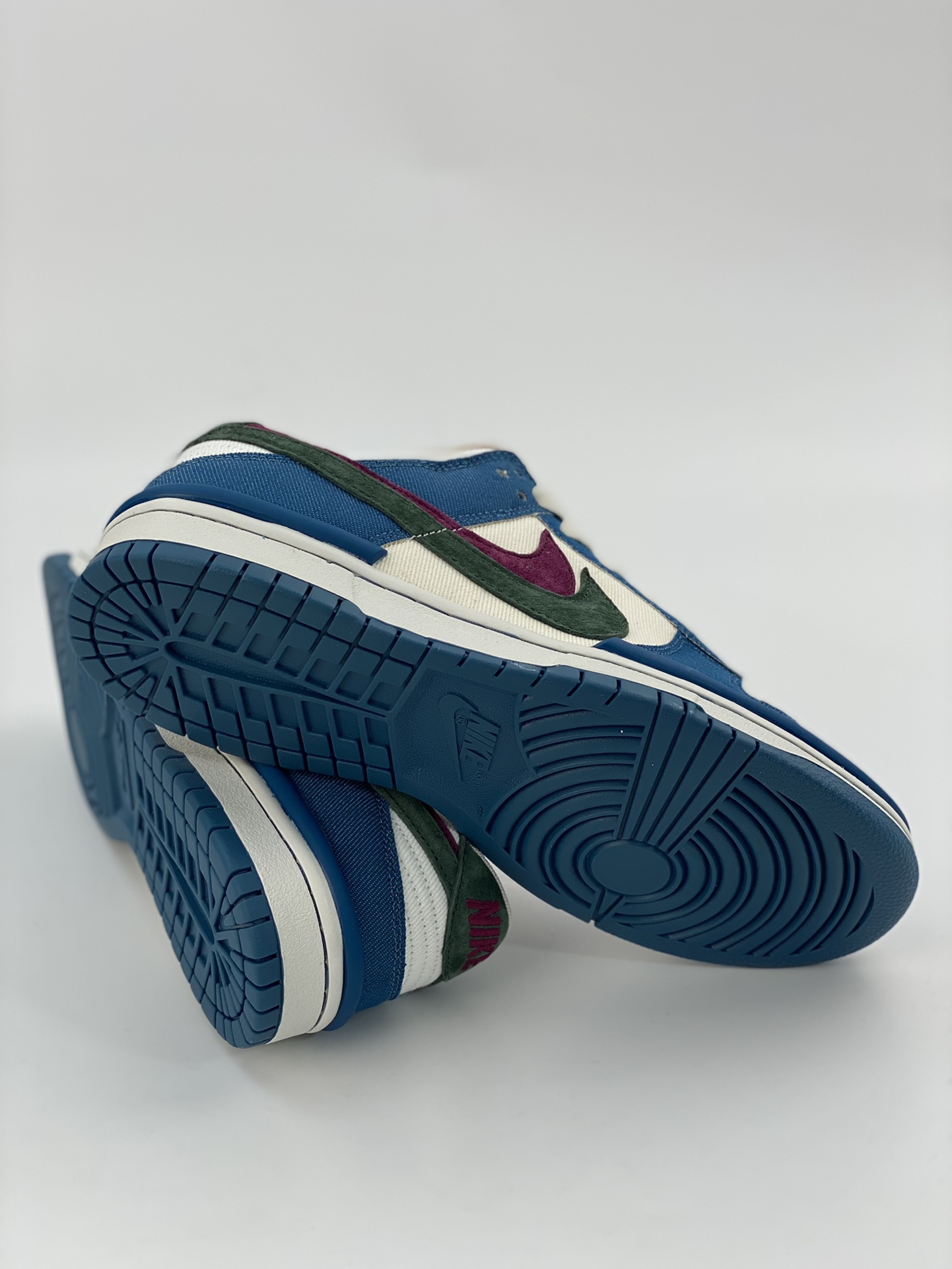 300 Nike Dunk Low 红绿 牛仔布定制双勾 DZ2794-266