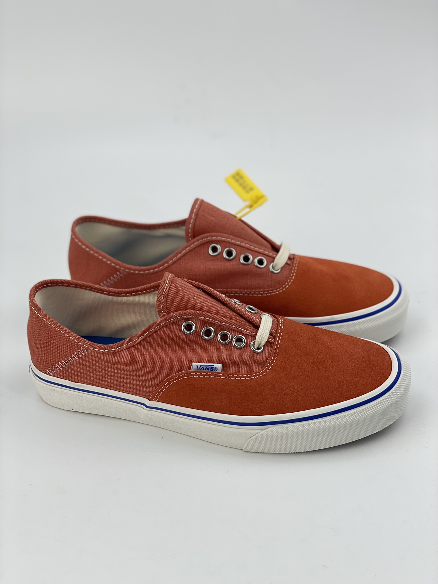 Vans Authentic Comfort Vitality Orange Canvas Slip-On