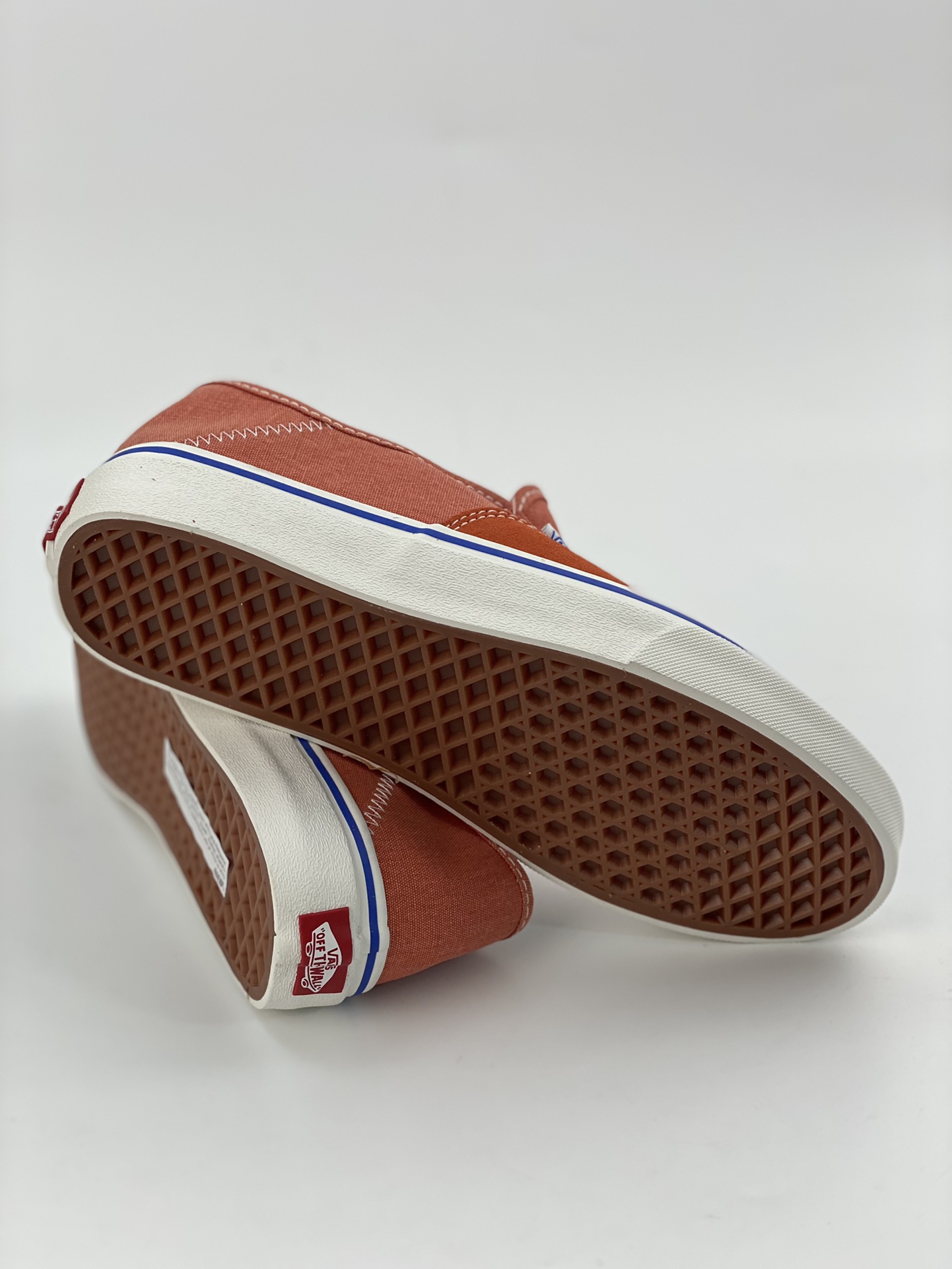 Vans Authentic Comfort Vitality Orange Canvas Slip-On