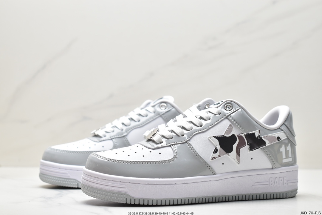 Japanese Harajuku fashion brand A Bathing Ape BAPE Sk8 Sta Low SK8 series low-top casual sports skateboard shoes