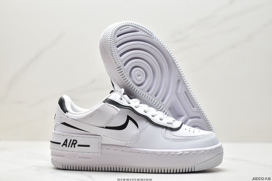 Nike Air Force 1 Shadow new color lightweight height-enhancing low-top versatile sneakers DR7883-101