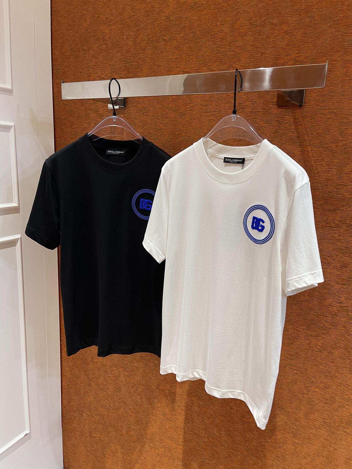 D&G 2023夏季新款字母标识logo情侣款短袖T恤