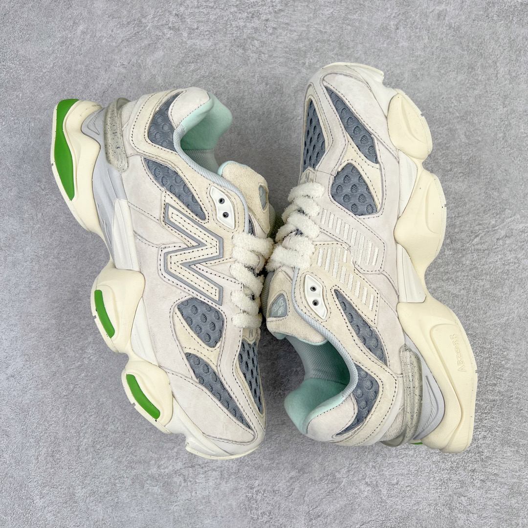 图片[3]-＃纯原特价福利 New Balance NB9060系列 新百伦绒面革网布经典百搭防滑耐磨透气低帮生活休闲鞋 全套原楦原纸板原厂数据开发 进口三明治网面 原装进口翻毛皮料正确绒感卡色 正确中底拉帮中底网布细节 原厂标裁 带紫光防伪 定制后跟透明水晶模块 冲裁组合 大底贴合程度胶水上色把控完美 整洁度挑战全网艺术家 多道序QC把关品质完善 匠心打造 耗时两个月开发完成 工艺极其复杂难度可想而知 新开独立私模大底 全网唯一正确六层组合大底 高端零售专供产物 尺码：36 37 37.5 38 38.5 39 40 40.5 41 42 42.5 43 44 45 46.5-选品中心