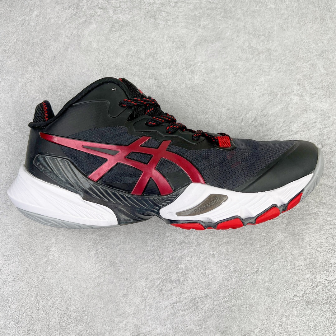 Asics Metarise TOKYO 亚瑟士减震助弹防滑排球鞋 脚后跟搭载后跟稳定 将启动时的横向力化解成纵向力 帮助运动员起跳 中底采用了FLYTEFOAM和FLYTEFOAM PROPEL中底 增加了中底的厚度 提供了更加良好的缓震和回弹性 鞋底的RISETRUSS稳定片 提供稳定的同时可以提高脚步的灵活度 鞋面采用网眼和PU薄膜结合 兼具了鞋款的轻量性和透气性 DYNAWRAP结构 提供良好的包裹性 使脚部更加稳固 FLYTEFOAM PROPEL中底科技 兼顾轻量性和回弹性 让球员起跳后的落地更加柔软舒适 网眼鞋面 穿着舒适 提供良好的透气性 延伸至前掌的RISETRUSS科技 增加推进效果 提供良好的稳定性 NON MAEKING无痕橡胶设计 减少对木地板的损伤 尺码：36 37 37.5 38 39 39.5 40.5 41.5 42 42.5 43.5 44 44.5 45-选品中心
