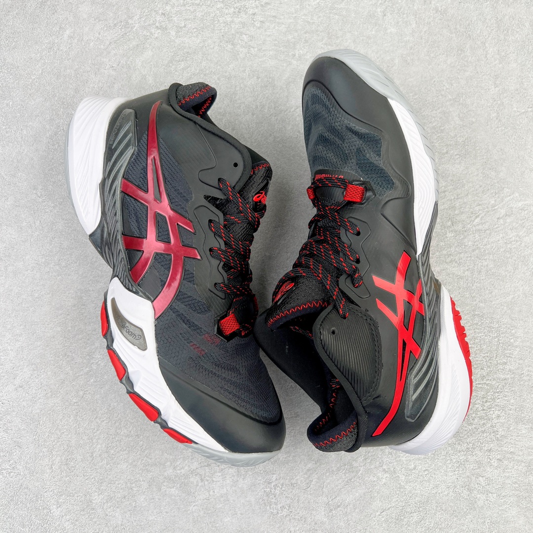 图片[3]-Asics Metarise TOKYO 亚瑟士减震助弹防滑排球鞋 脚后跟搭载后跟稳定 将启动时的横向力化解成纵向力 帮助运动员起跳 中底采用了FLYTEFOAM和FLYTEFOAM PROPEL中底 增加了中底的厚度 提供了更加良好的缓震和回弹性 鞋底的RISETRUSS稳定片 提供稳定的同时可以提高脚步的灵活度 鞋面采用网眼和PU薄膜结合 兼具了鞋款的轻量性和透气性 DYNAWRAP结构 提供良好的包裹性 使脚部更加稳固 FLYTEFOAM PROPEL中底科技 兼顾轻量性和回弹性 让球员起跳后的落地更加柔软舒适 网眼鞋面 穿着舒适 提供良好的透气性 延伸至前掌的RISETRUSS科技 增加推进效果 提供良好的稳定性 NON MAEKING无痕橡胶设计 减少对木地板的损伤 尺码：36 37 37.5 38 39 39.5 40.5 41.5 42 42.5 43.5 44 44.5 45-选品中心