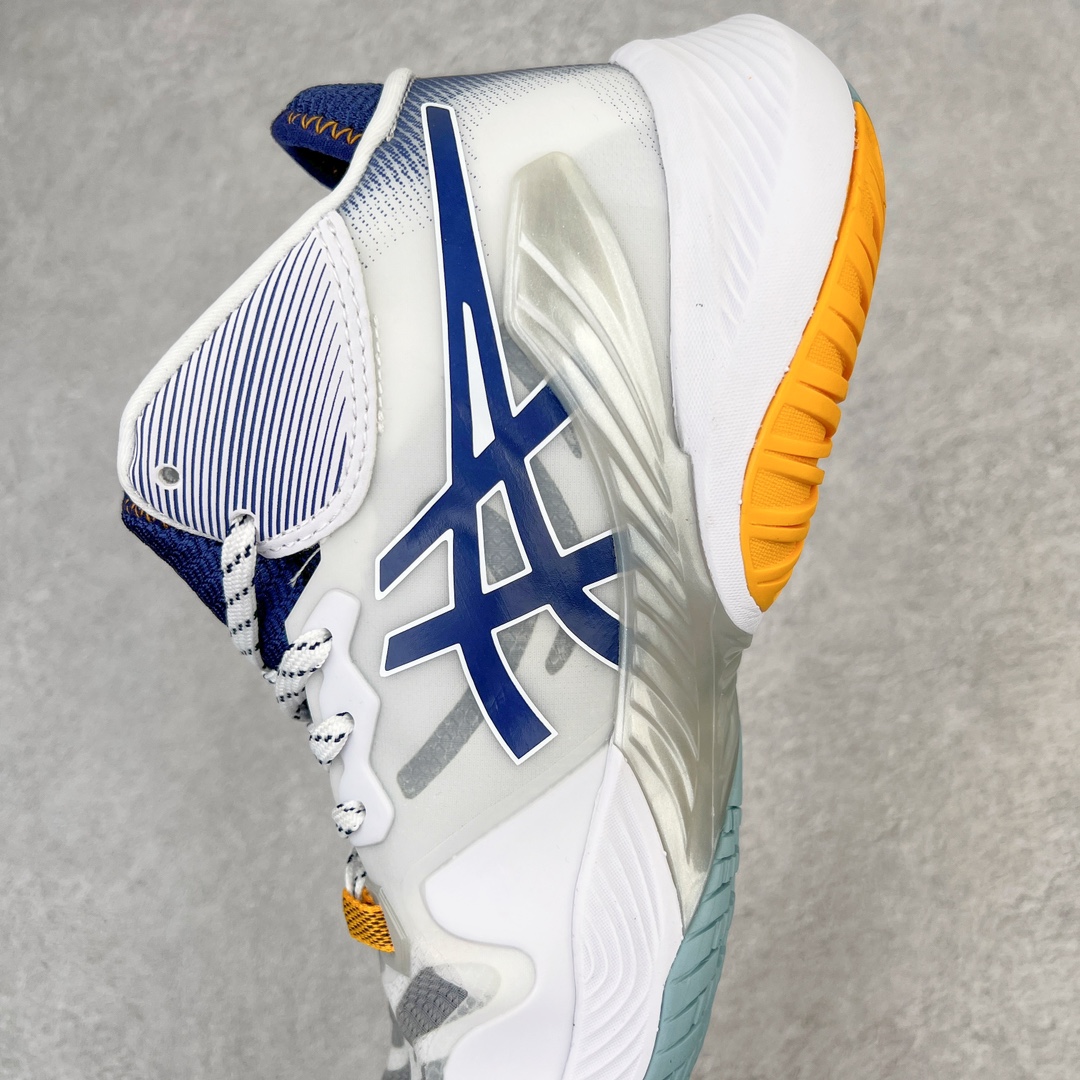 图片[7]-Asics Metarise TOKYO 亚瑟士减震助弹防滑排球鞋 脚后跟搭载后跟稳定 将启动时的横向力化解成纵向力 帮助运动员起跳 中底采用了FLYTEFOAM和FLYTEFOAM PROPEL中底 增加了中底的厚度 提供了更加良好的缓震和回弹性 鞋底的RISETRUSS稳定片 提供稳定的同时可以提高脚步的灵活度 鞋面采用网眼和PU薄膜结合 兼具了鞋款的轻量性和透气性 DYNAWRAP结构 提供良好的包裹性 使脚部更加稳固 FLYTEFOAM PROPEL中底科技 兼顾轻量性和回弹性 让球员起跳后的落地更加柔软舒适 网眼鞋面 穿着舒适 提供良好的透气性 延伸至前掌的RISETRUSS科技 增加推进效果 提供良好的稳定性 NON MAEKING无痕橡胶设计 减少对木地板的损伤 尺码：36 37 37.5 38 39 39.5 40.5 41.5 42 42.5 43.5 44 44.5 45-选品中心