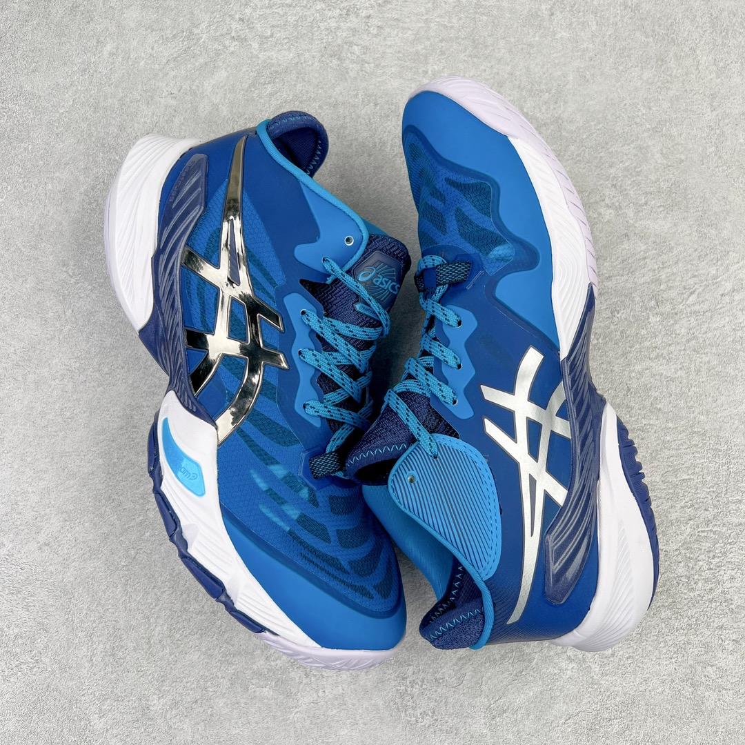 图片[3]-Asics Metarise TOKYO 亚瑟士减震助弹防滑排球鞋 脚后跟搭载后跟稳定 将启动时的横向力化解成纵向力 帮助运动员起跳 中底采用了FLYTEFOAM和FLYTEFOAM PROPEL中底 增加了中底的厚度 提供了更加良好的缓震和回弹性 鞋底的RISETRUSS稳定片 提供稳定的同时可以提高脚步的灵活度 鞋面采用网眼和PU薄膜结合 兼具了鞋款的轻量性和透气性 DYNAWRAP结构 提供良好的包裹性 使脚部更加稳固 FLYTEFOAM PROPEL中底科技 兼顾轻量性和回弹性 让球员起跳后的落地更加柔软舒适 网眼鞋面 穿着舒适 提供良好的透气性 延伸至前掌的RISETRUSS科技 增加推进效果 提供良好的稳定性 NON MAEKING无痕橡胶设计 减少对木地板的损伤 尺码：36 37 37.5 38 39 39.5 40.5 41.5 42 42.5 43.5 44 44.5 45-选品中心