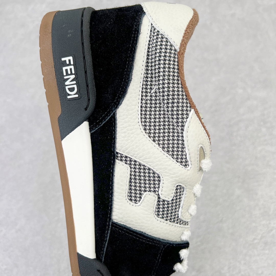 图片[5]-＃S版纯原 FENDI 芬迪 Match sneaters低帮运动鞋 独家定制 全身20几个细节点全部做到一致还原 吊打市面所有版本 独家原装套装配件官方同源 渠道原装订单 全套专柜包装物及配件#鞋底嵌入核心防伪芯片感应装置 FENDI芬迪match最新爆款情侣款运动鞋板鞋原版购入 高工艺无缝细空胶技术 贴楦误差0.05mm,鞋底采用固特异内外锁死工艺 最大限度弯折永不开胶 原鞋一致效果环保无味 鞋面采用麂皮和皮革拼接组合 logo内里采用毛巾绒里 上脚超级柔软 轻便 舒适搭配卫衣 尺码：35 36 37 38 39 40 41 42 43 44 45-选品中心