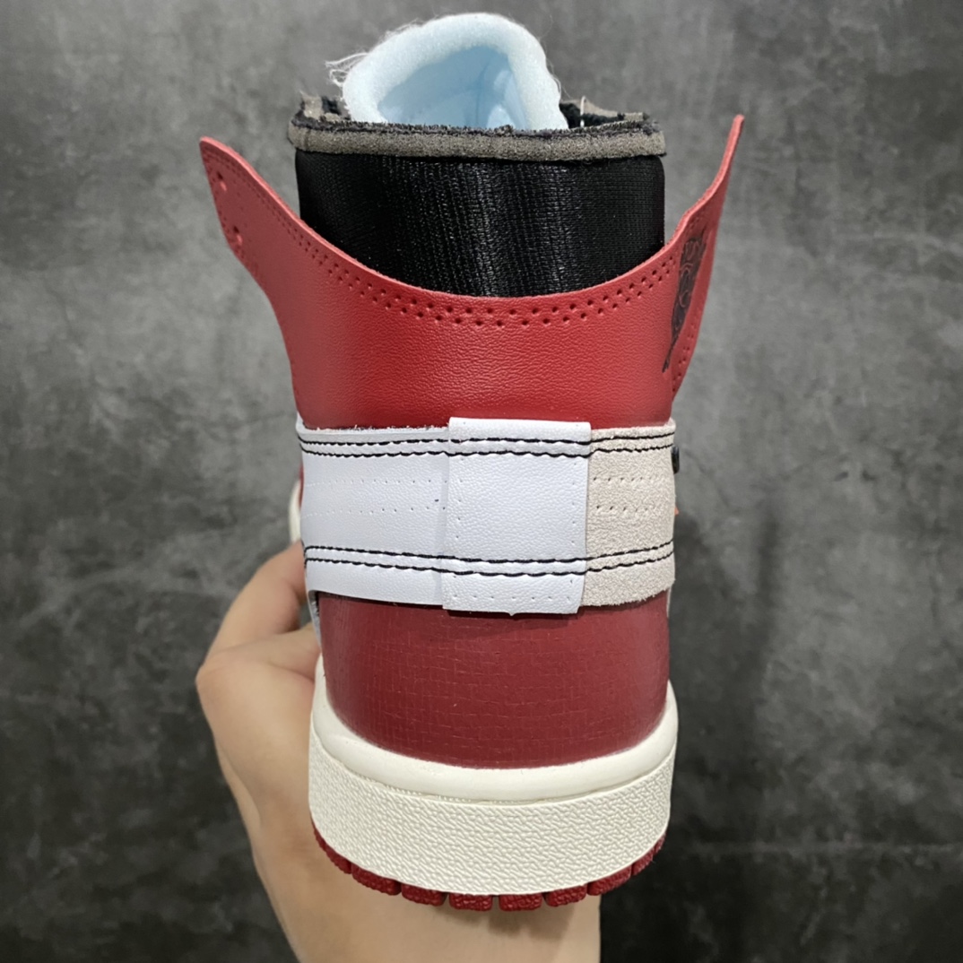 图片[4]-【LJR版本】OFF-WHITE x Air Jordan AJ1 OW联名芝加哥白红 AA3834-101n原盒原配 鞋面网纱、后跟港宝等材料 均采购来自原厂 针车孔深度 标语字体大小间距 侧边外露海绵 极致还原乱真 所有模具原鞋拆解开发 打造市售最强版本 Size：40.5 41 42 42.5 43 44 44.5 45 46 47.5-莆田鞋批发中心