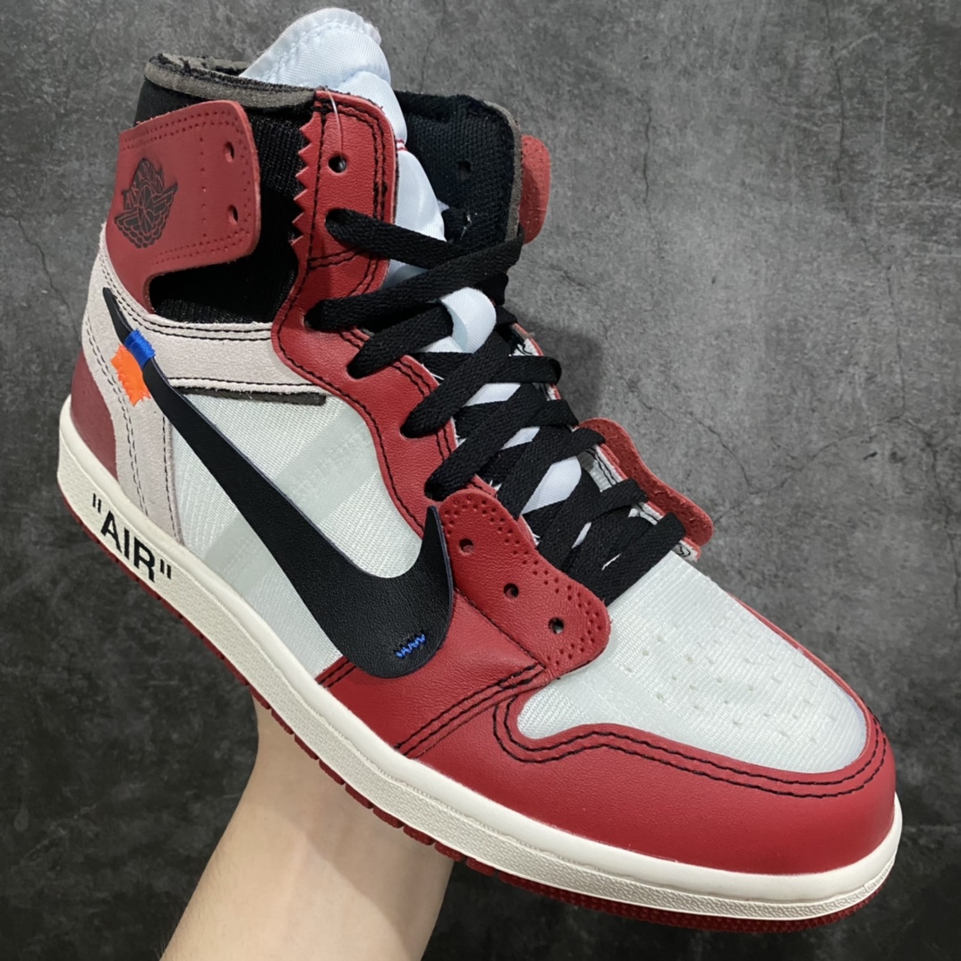 图片[3]-【LJR版本】OFF-WHITE x Air Jordan AJ1 OW联名芝加哥白红 AA3834-101n原盒原配 鞋面网纱、后跟港宝等材料 均采购来自原厂 针车孔深度 标语字体大小间距 侧边外露海绵 极致还原乱真 所有模具原鞋拆解开发 打造市售最强版本 Size：40.5 41 42 42.5 43 44 44.5 45 46 47.5-莆田鞋批发中心