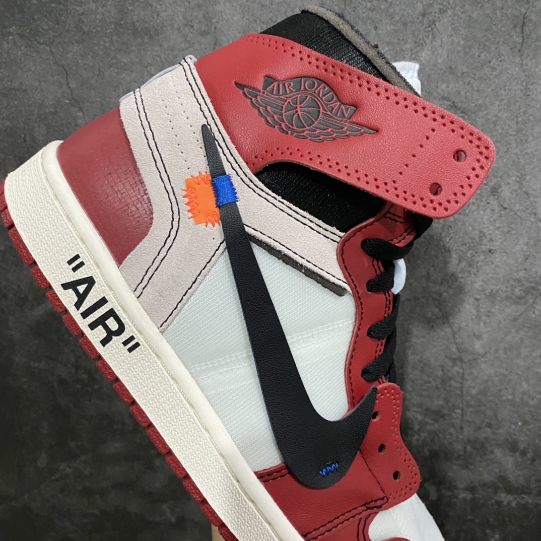 图片[7]-【LJR版本】OFF-WHITE x Air Jordan AJ1 OW联名芝加哥白红 AA3834-101n原盒原配 鞋面网纱、后跟港宝等材料 均采购来自原厂 针车孔深度 标语字体大小间距 侧边外露海绵 极致还原乱真 所有模具原鞋拆解开发 打造市售最强版本 Size：40.5 41 42 42.5 43 44 44.5 45 46 47.5-莆田鞋批发中心