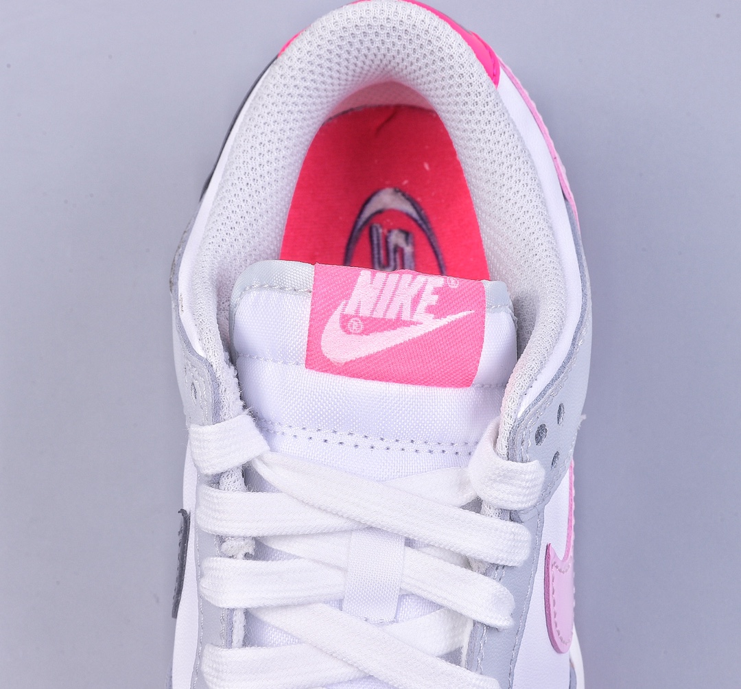 Nike Dunk Low ”520 Summit White and Pink Foam” 520 Valentine's Day White Gray Pink FN3451-161