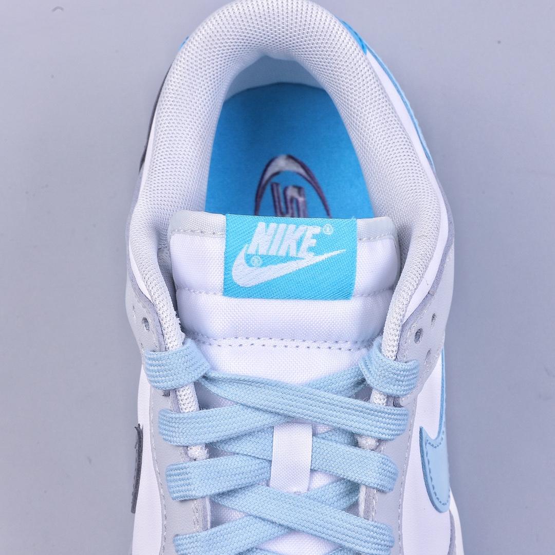 Nike SB Dunk Low Light Gray White Blue Sky FN3433-141