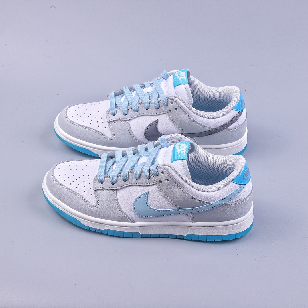 Nike SB Dunk Low Light Gray White Blue Sky FN3433-141