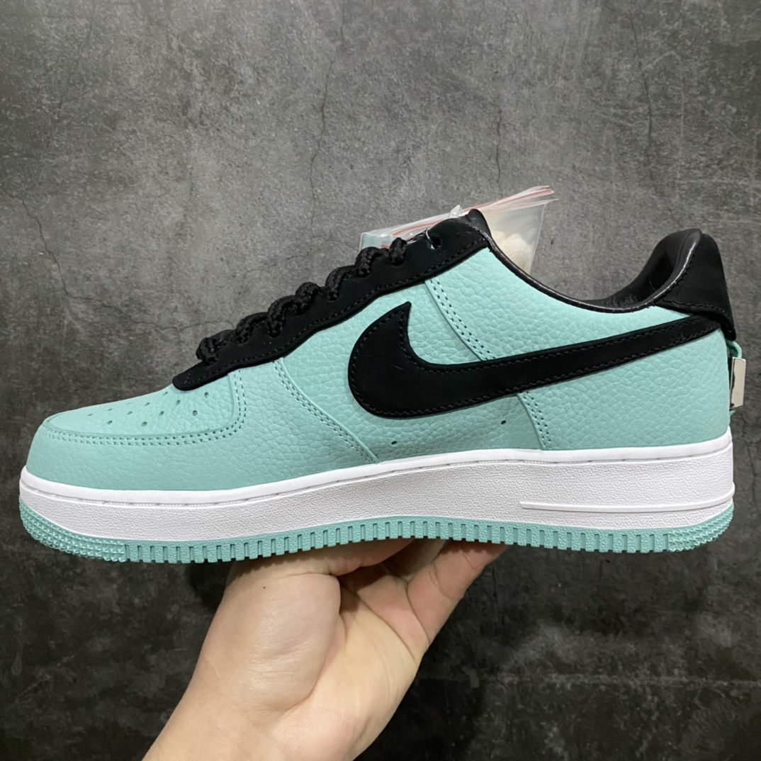 450 【Top版本】TIFFANY & CO. X Nike Air Force1 Low "1837" 蒂芙尼联名空军一号潮流复古低帮板鞋 DZ1382-002