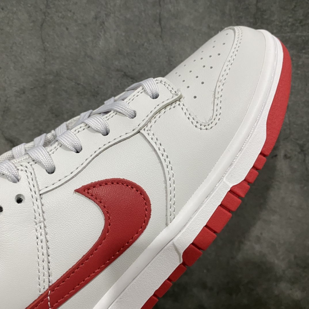 图片[6]-【Top版本】Dunk Low Vast Grey and Varsity Red 灰色与红色搭配，兔八哥配色联系到一起   货号：FJ0832-011 尺码：37.5 38 38.5 39 40 40.5 41 42 42.5 43 44 44.5 45 46 47-莆田鞋批发中心