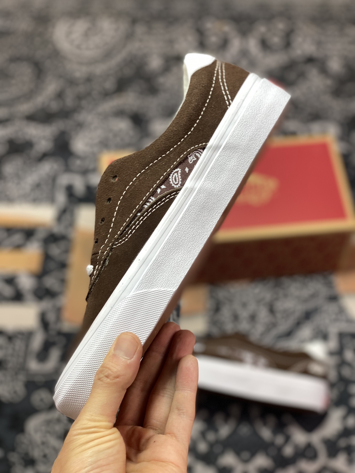 Vans Acer Ni SP Suede with Cashew Flower