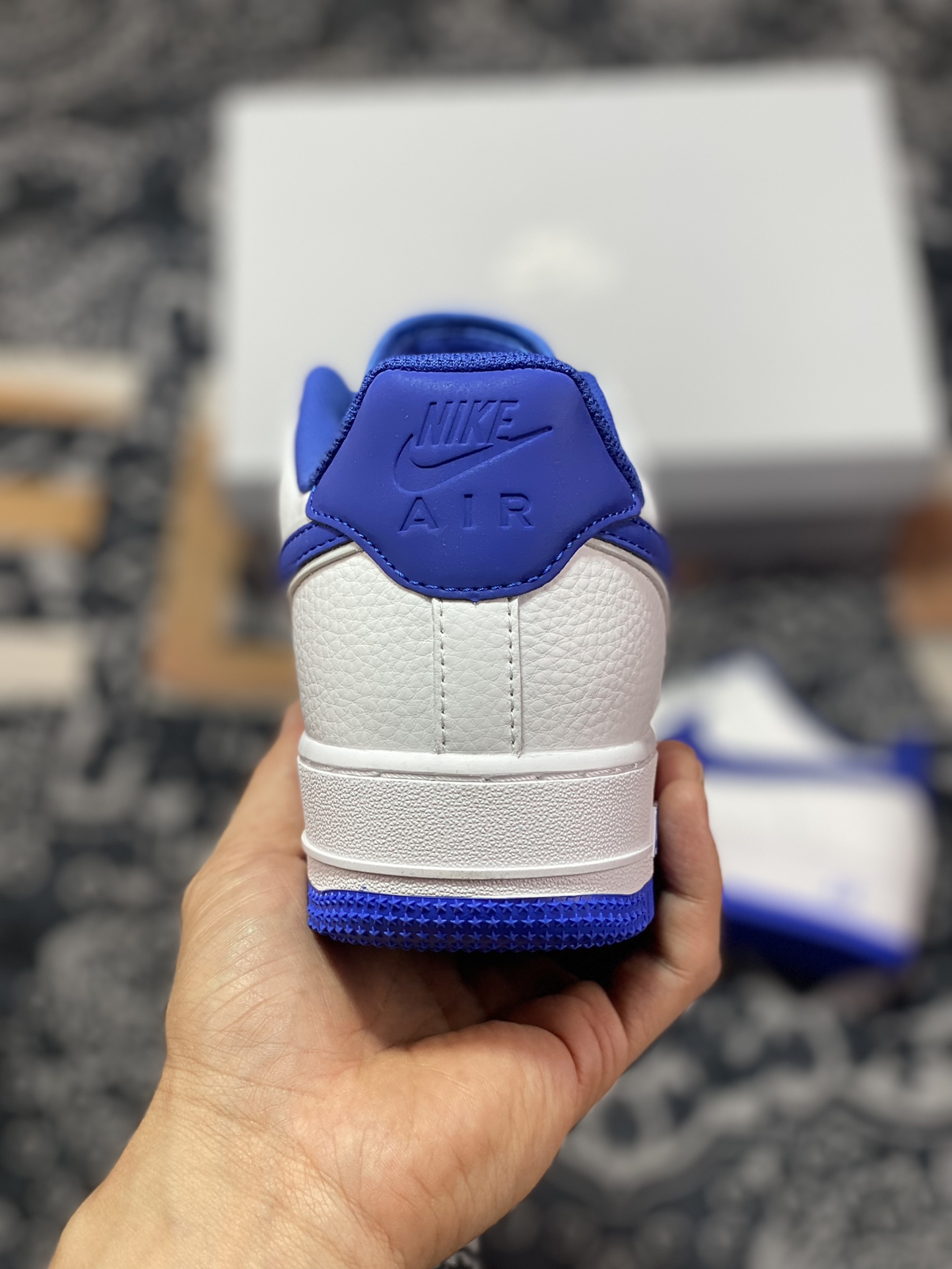 Nike Air Force 1'07 Low”Beige White/Royal Blue Reflective” Air Force One LS0216-023