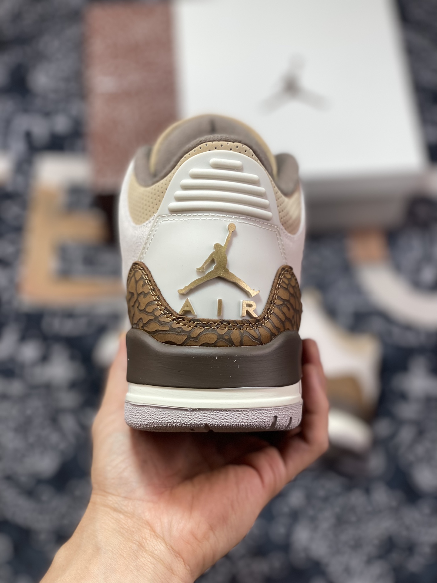 S2同源大厂 Air Jordan 3 Retro AJ3乔3 ” Palomino ” 白棕 文化篮球鞋 CT8532-102