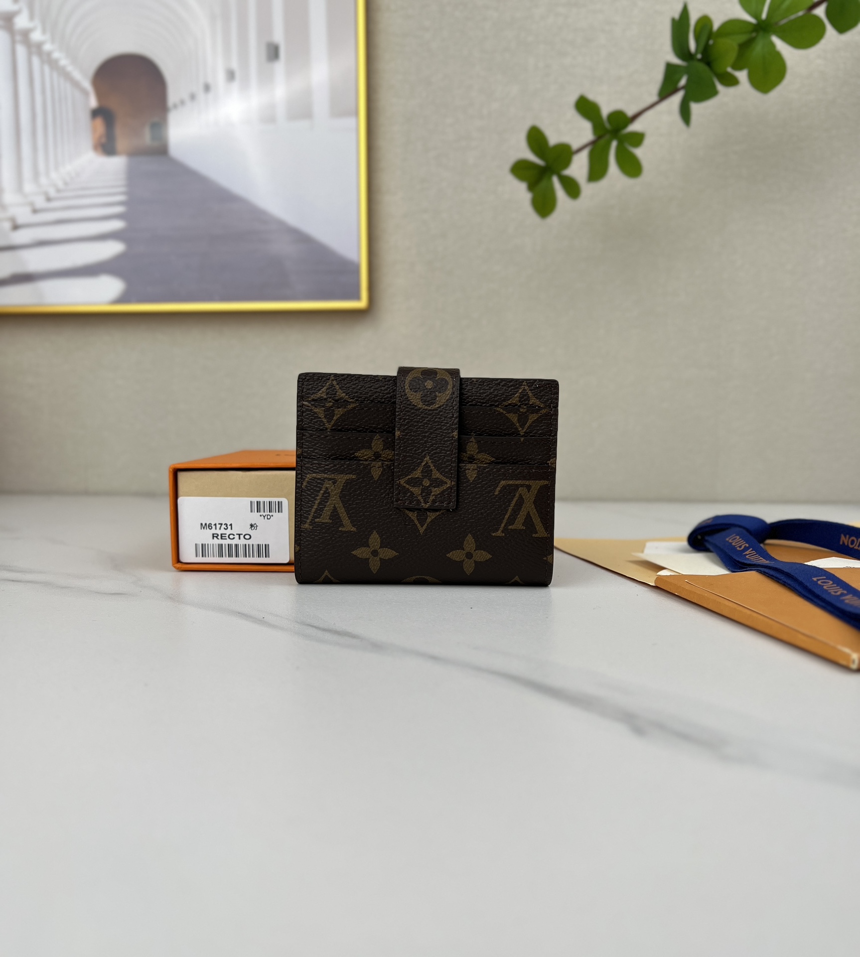 louis vuitton】顶级原单 独家背景M61731 粉色 尺寸: 12.0 x 10.0 cm 多功能卡包 2