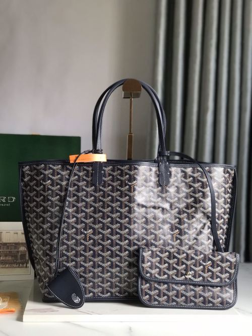 Goyard Anjou Reversible Tote Bag, Small, Leather and Goyardine Canvas 1 Goyard Anjou Reversible Tote Bag, Small, Leather and Goyardine Canvas