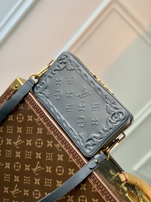 Louis Vuitton LV Soft Trunk Buy Handbags Crossbody & Shoulder Bags Grey Calfskin Cowhide M82035