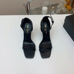 Shop Cheap High Quality 1:1 Replica
 Yves Saint Laurent Shoes Sandals Genuine Leather Patent Sheepskin
