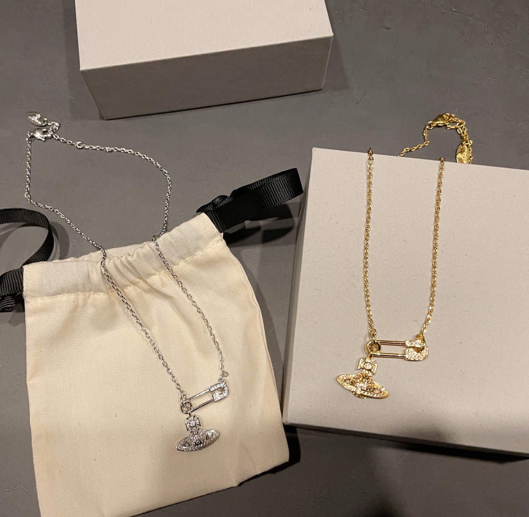 NO:102942,The popular Queen Mother Chain Pin Necklace is a must-have in summer!  There are quantity and price, Queen Mother's necklace, necklace19860909爆款西太后链条别针项链,夏天必备！有量有价,西太后项链,necklace,Jewelry