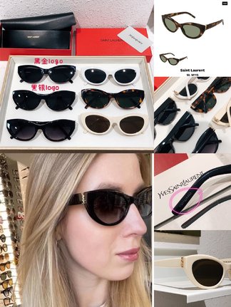 Yves Saint Laurent Sunglasses Set With Diamonds Fashion