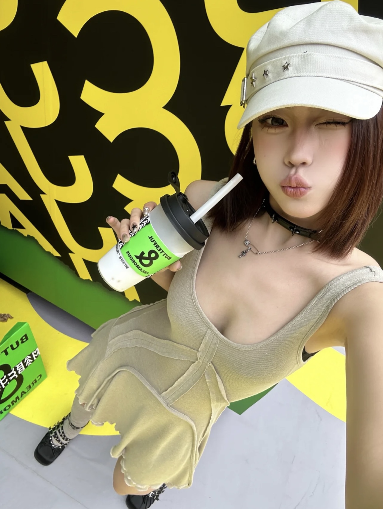 Chrome Hearts 克罗心 别针项链 黑钻十字架