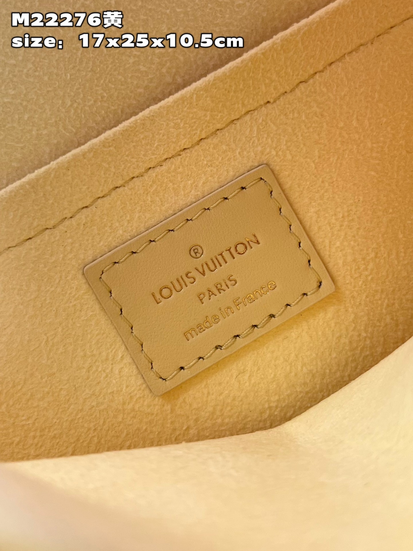 顶级原单M22276黄此款Dauphine中号手袋采用柔软的牛皮革材质新的迷你版Monogram压纹与包