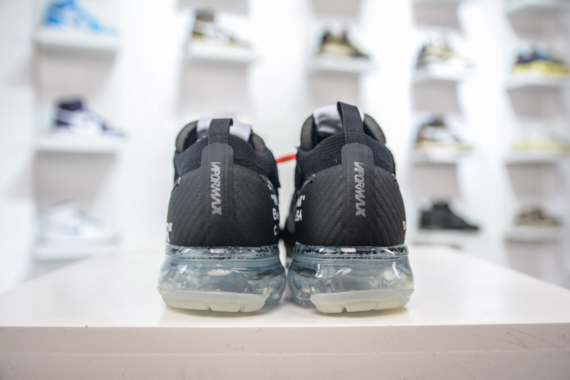 R Pure Original Off White x Nike Vapor Max Steam Air Cushion Jogging Shoes AA3831-002