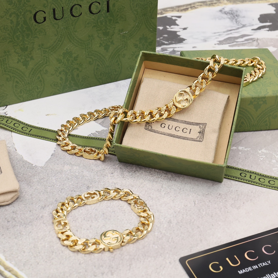 NO:106978,Gucci counter hits, direct sales price of the manufacturer, original one to one replica bracelet size 18.20.22 necklace size 60, jewelry quality, gucci, necklace, bracelet19860909古驰专柜爆款 厂家直销价 原版一比一复刻 手链尺寸18.20.22 项链尺寸60,饰品精品,gucci,necklace,bracelet,Jewelry