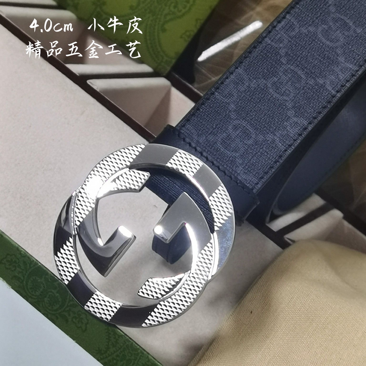 Gucci经典款面进口原厂皮搭配原厂