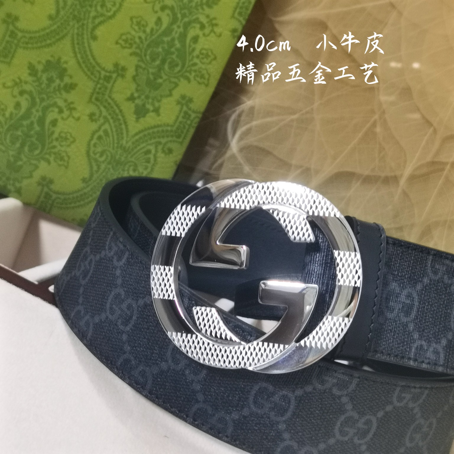 Gucci经典款面进口原厂皮搭配原厂