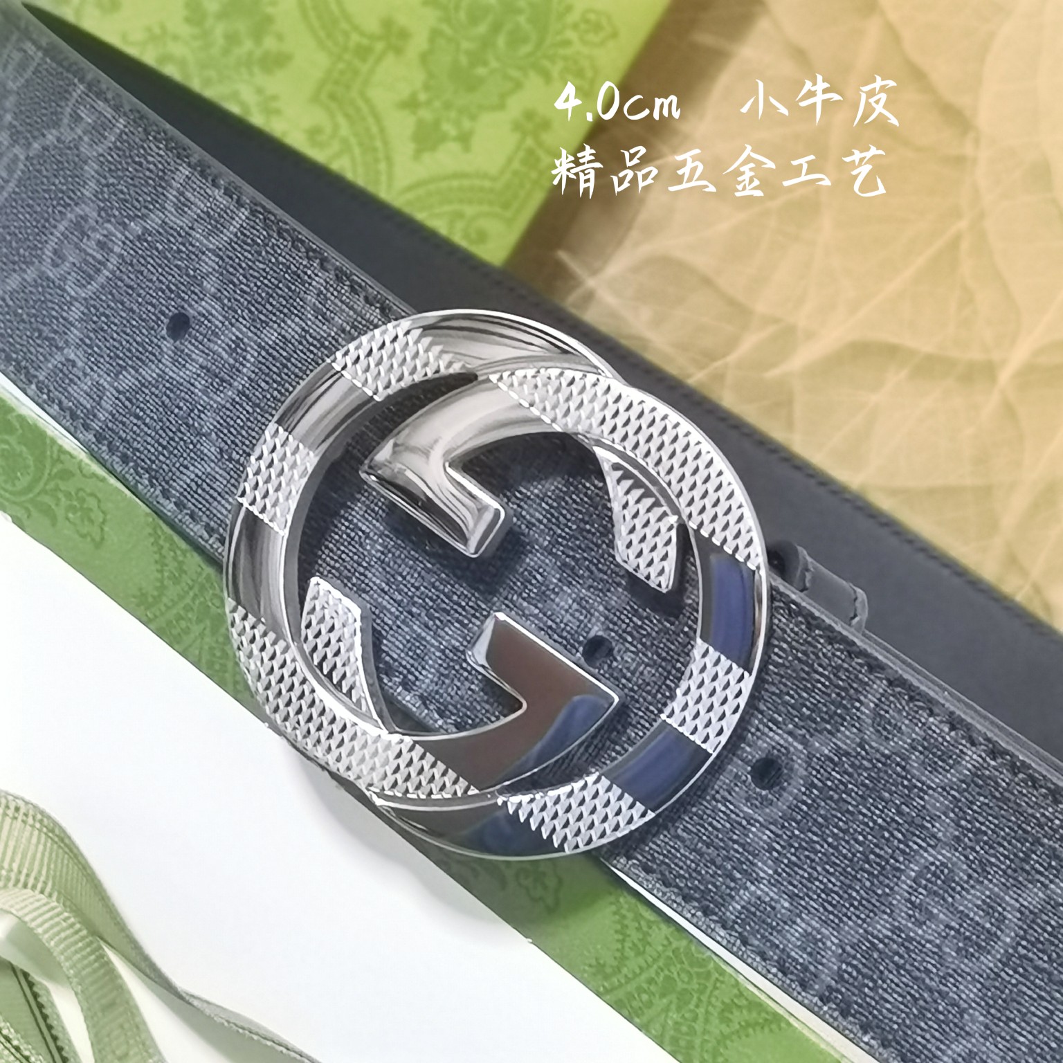 Gucci经典款面进口原厂皮搭配原厂