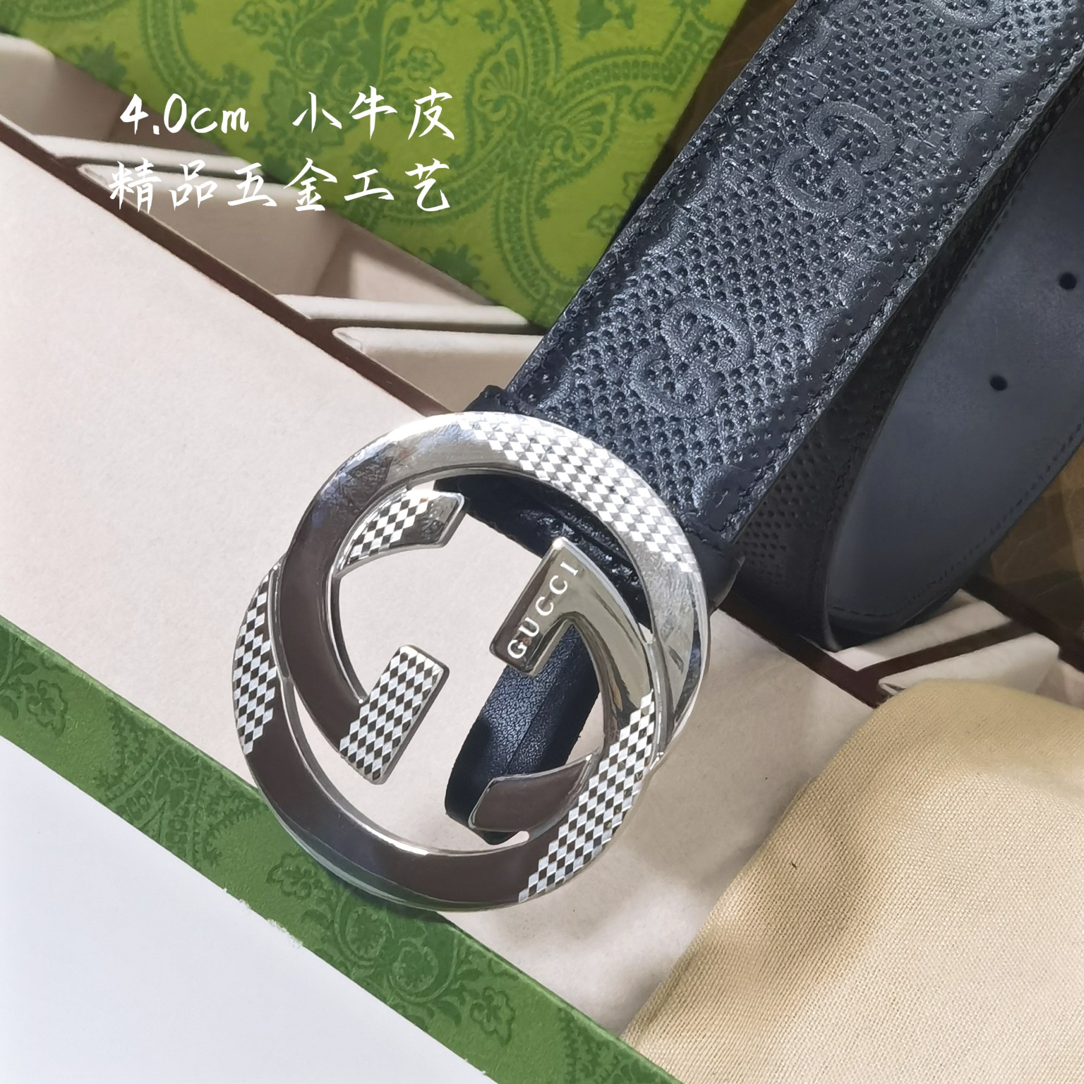 Gucci经典款面进口原厂皮搭配原厂