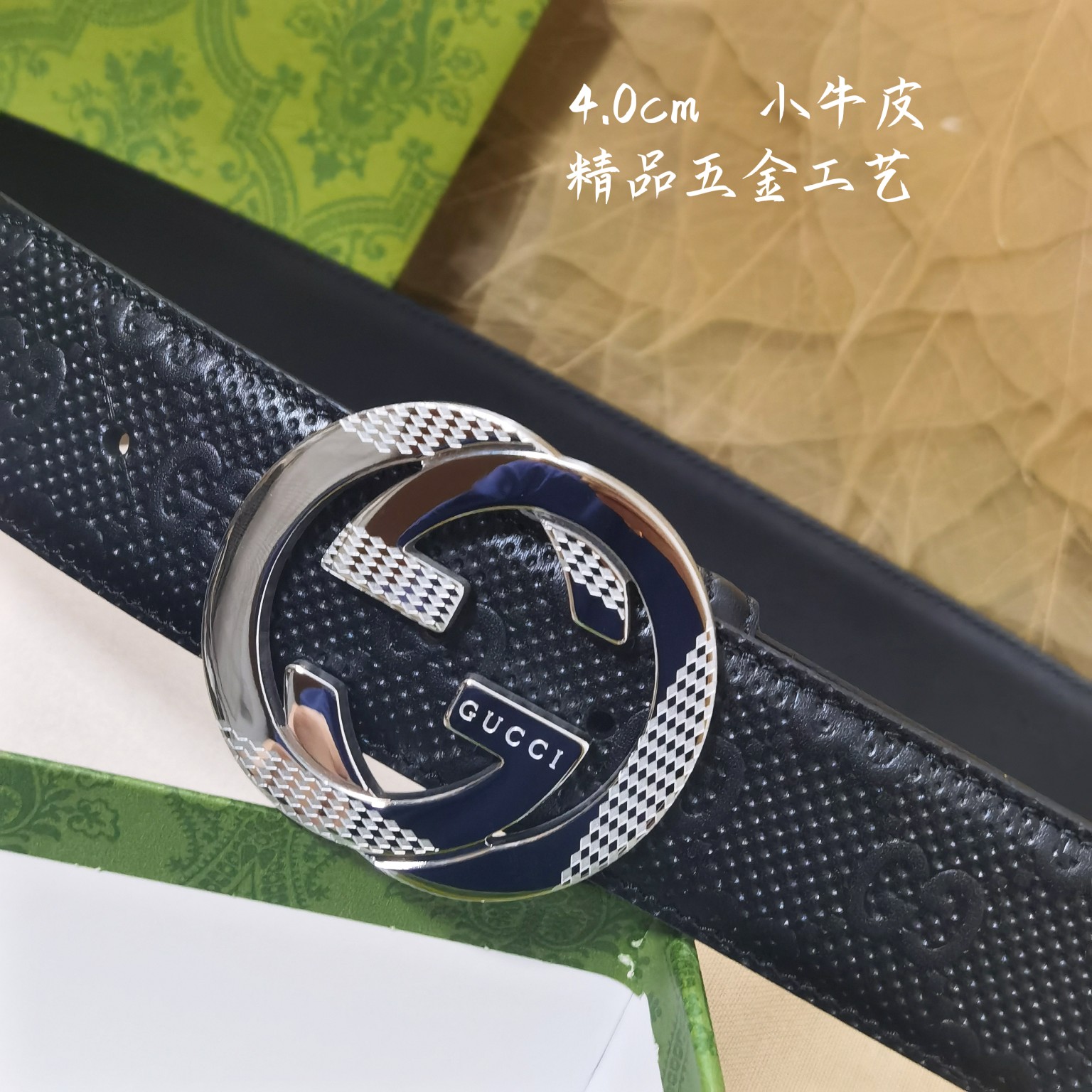 Gucci经典款面进口原厂皮搭配原厂
