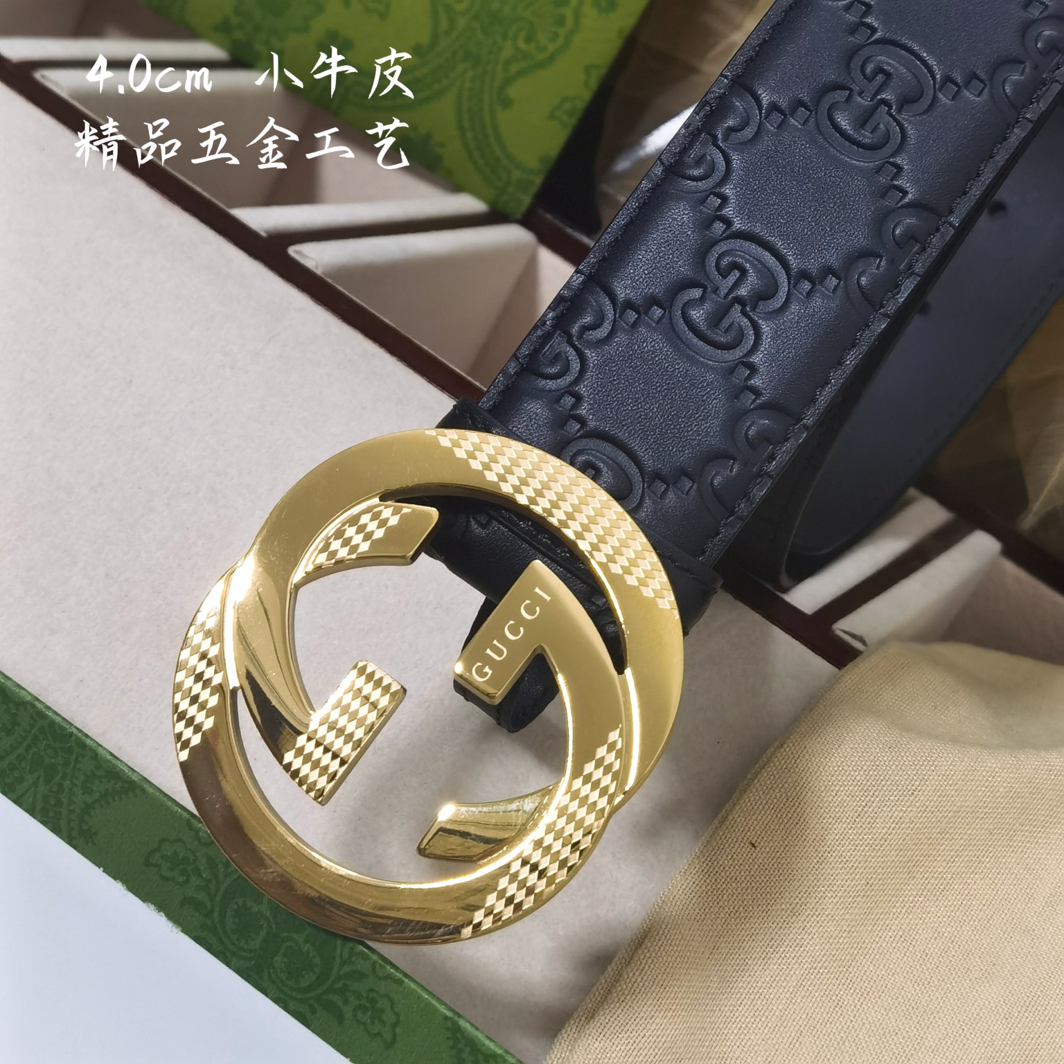 Gucci经典款面进口原厂皮搭配原厂