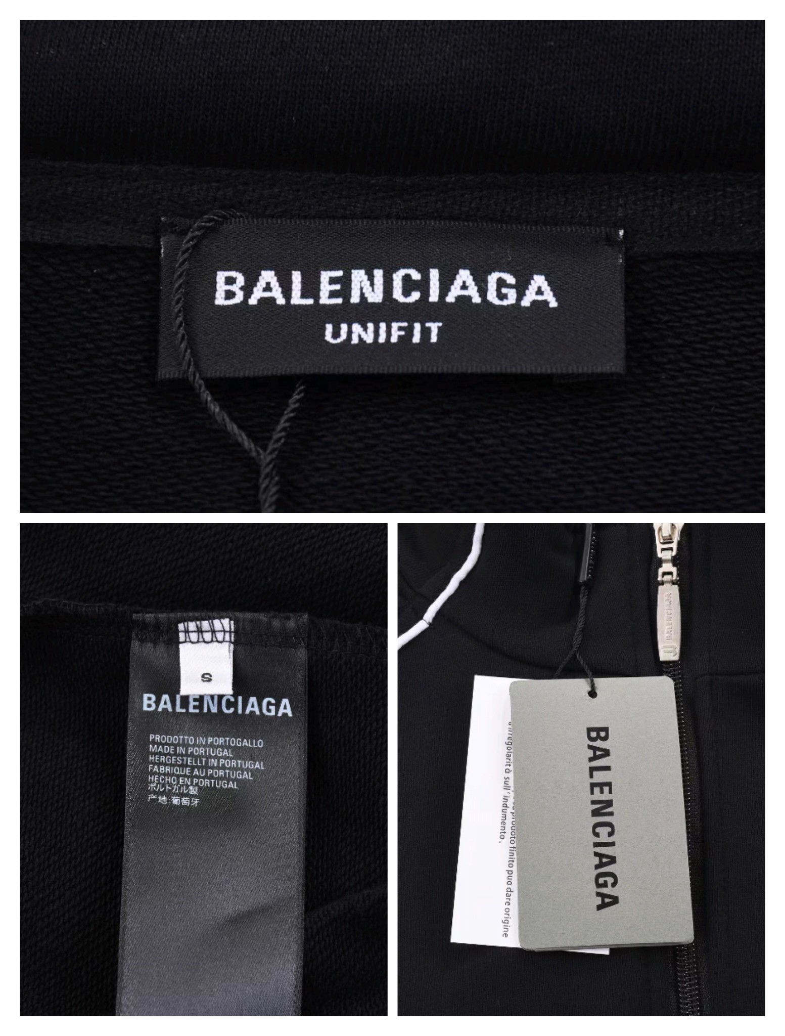 Balenciaga Sports Series: Top Edition 3D Sports Suits, XS-L, Black Color - 图片 8