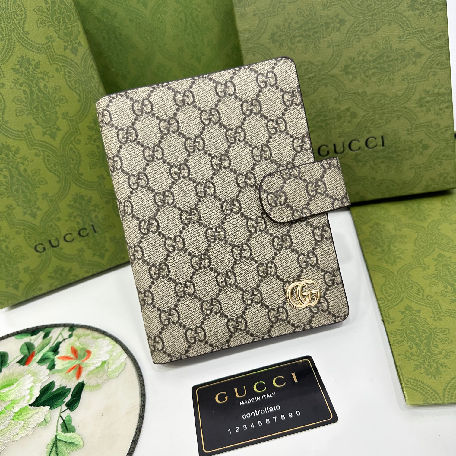 Luxury Leather Card Holder - Front View