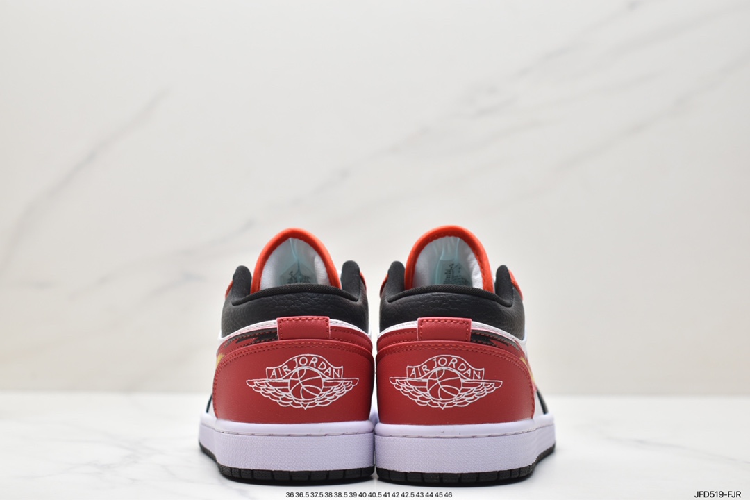 Air Jordan 1 Low ”Flaming Swoosh” From the court to the street FJ7222-101