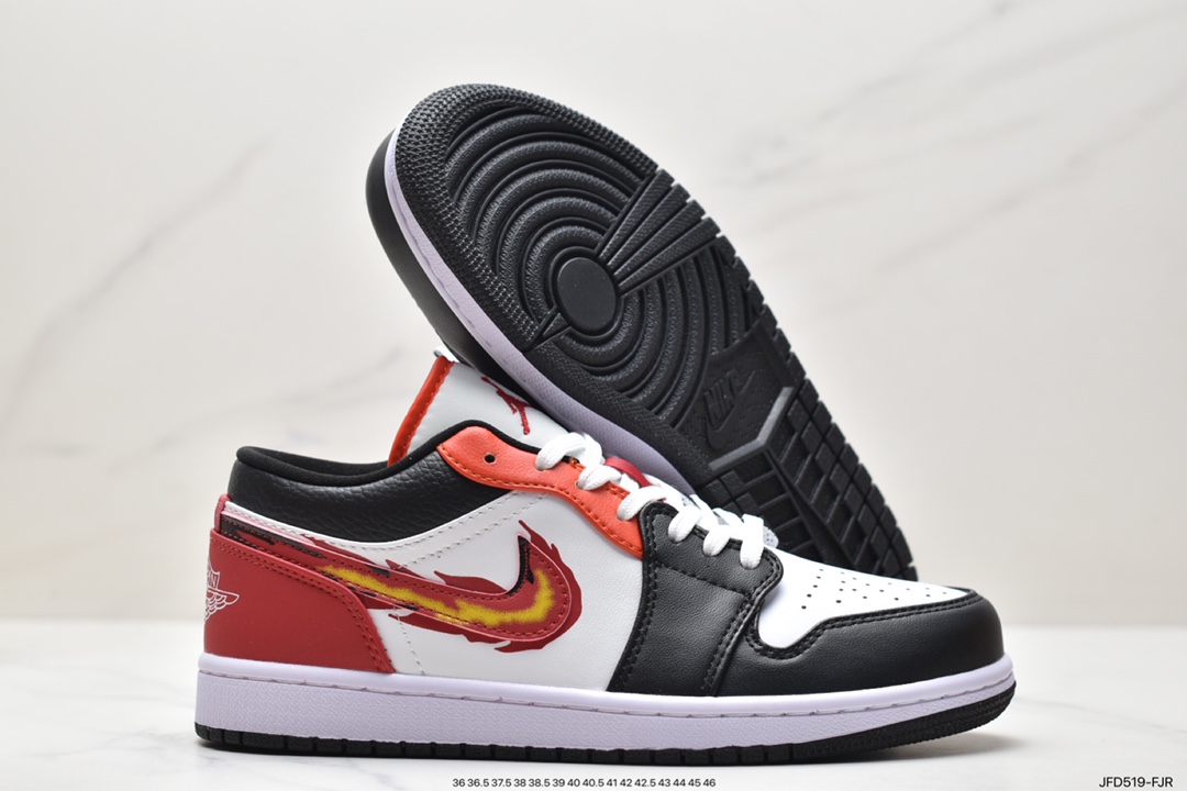 Air Jordan 1 Low ”Flaming Swoosh” From the court to the street FJ7222-101