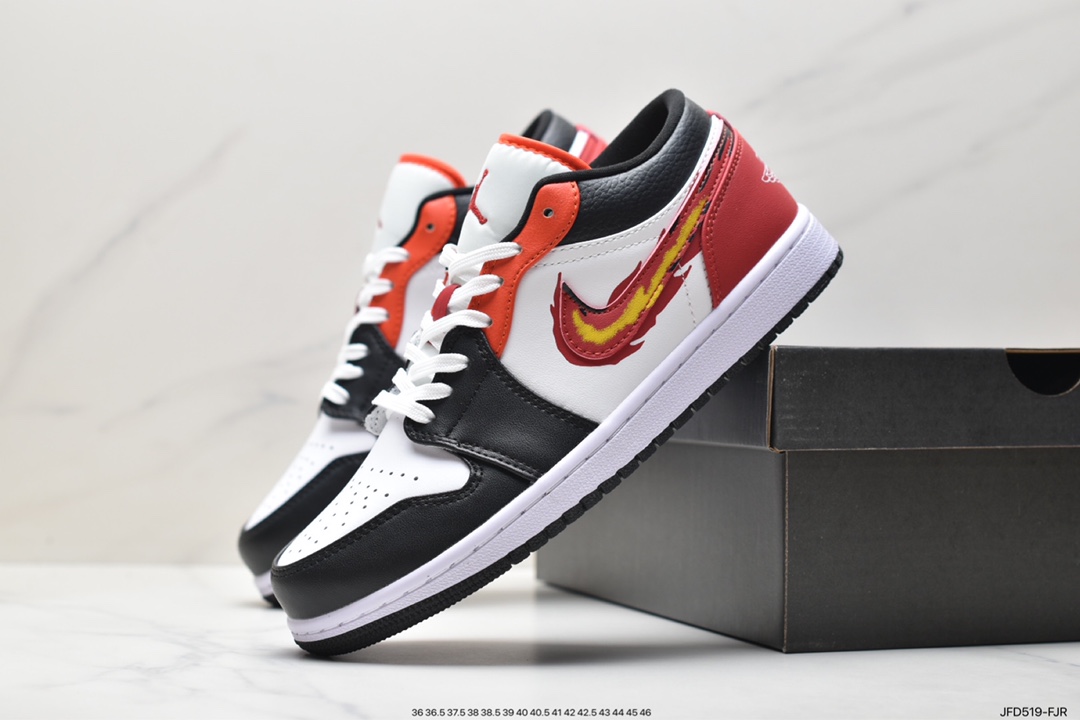 Air Jordan 1 Low ”Flaming Swoosh” From the court to the street FJ7222-101