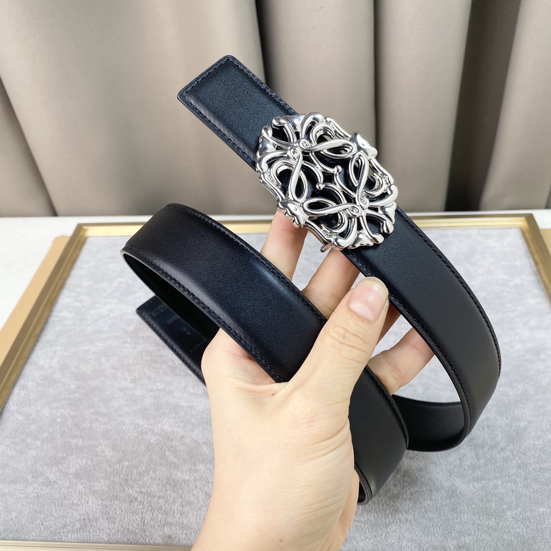 Loewe罗意w经典款！平纹小牛皮腰