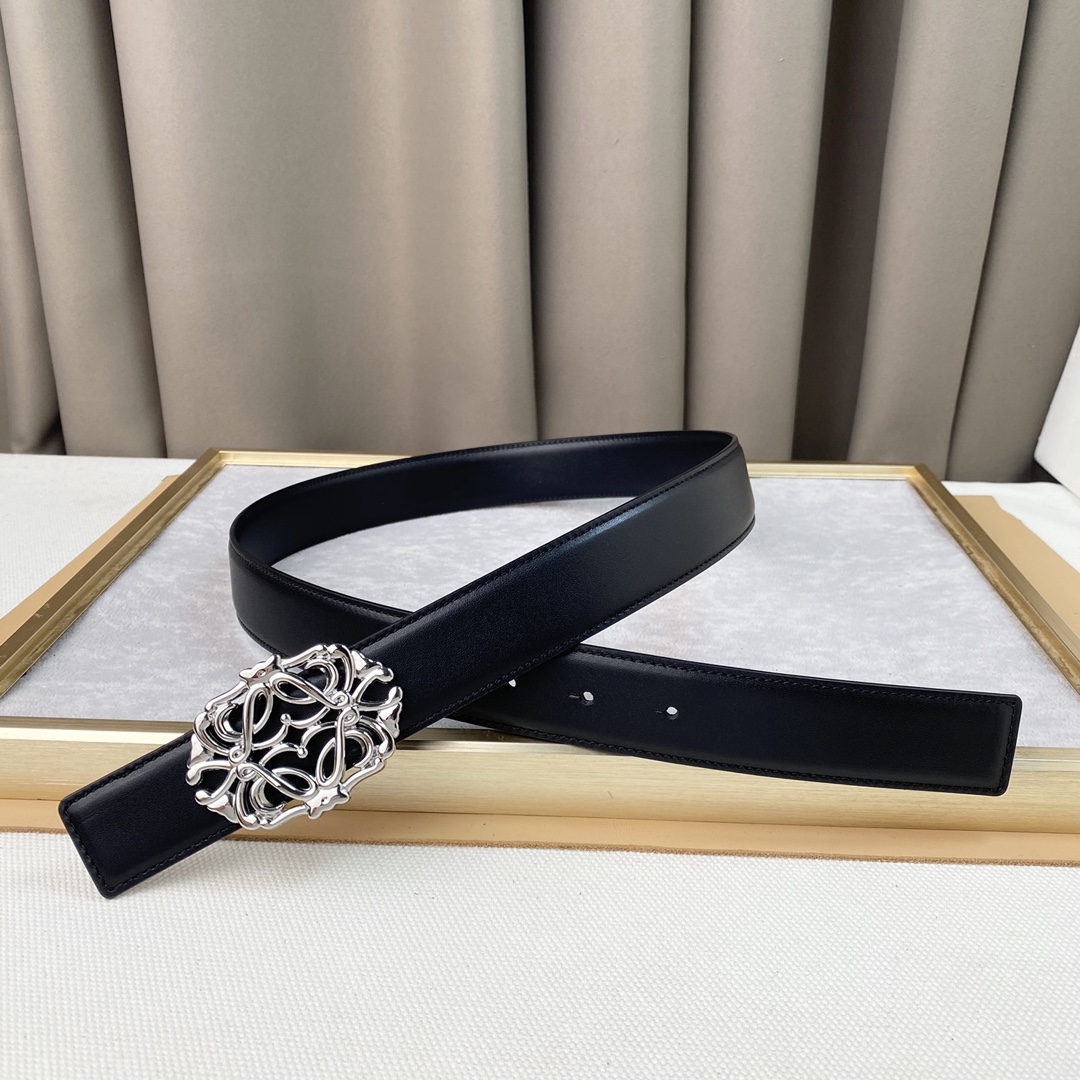 Loewe罗意w经典款！平纹小牛皮腰